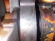 Bearing Caps: Pay Attention to the number, as well as the direction of which way to install them.  The arrow is pointing towards the FRONT of the engine.  