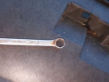 Grinded down wrench