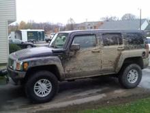 getting dirty