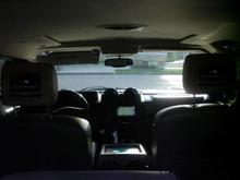 DUAL HEADREST DVD!! CLARION NAVIGATION,DVD,CD PLAYER.....