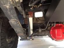 Low Profile Shock mount/ Roc Doc Diff Cover, 1 of 2 Rear Facing Vision X 4&quot; LED's/ Rancho Wireless Adjustable Air Ride Shocks