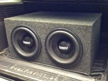 Subwoofers inside my H3