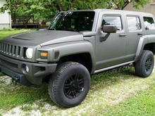 Hummer H3 Anthracite Grey Plastidip
