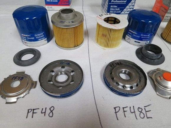 48E filter media is completely different.  Both in Blue cans