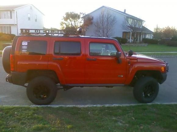 Just put on the defender roof rack. Really pleased with how it looks