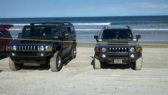 She found a buddy at the beach