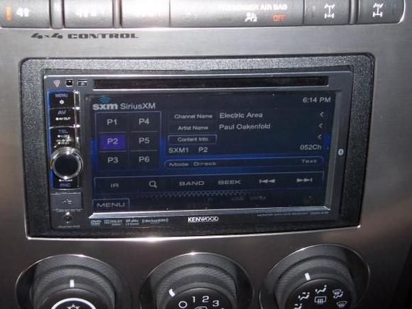 New stereo on xm radio
