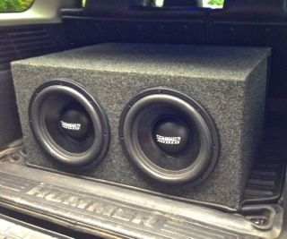 Subwoofers inside my H3