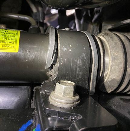 Ripped bushing