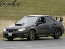 My buddy Alex driving my car in group B at Thunderhill on 1/2/09