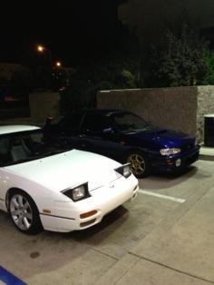 My friend's 240 and I