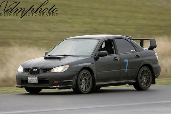 My buddy Alex driving my car in group B at Thunderhill on 1/2/09