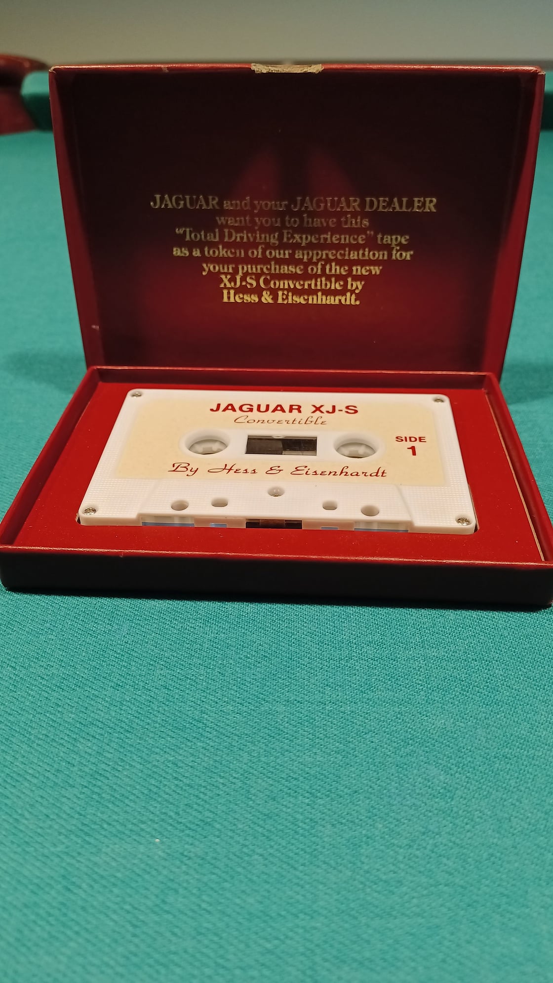 Miscellaneous - Cassette tape for Hess & Eisenhardt XJS convertible. - New - 1986 to 1988 Jaguar XJS - Saluda, NC 28773, United States
