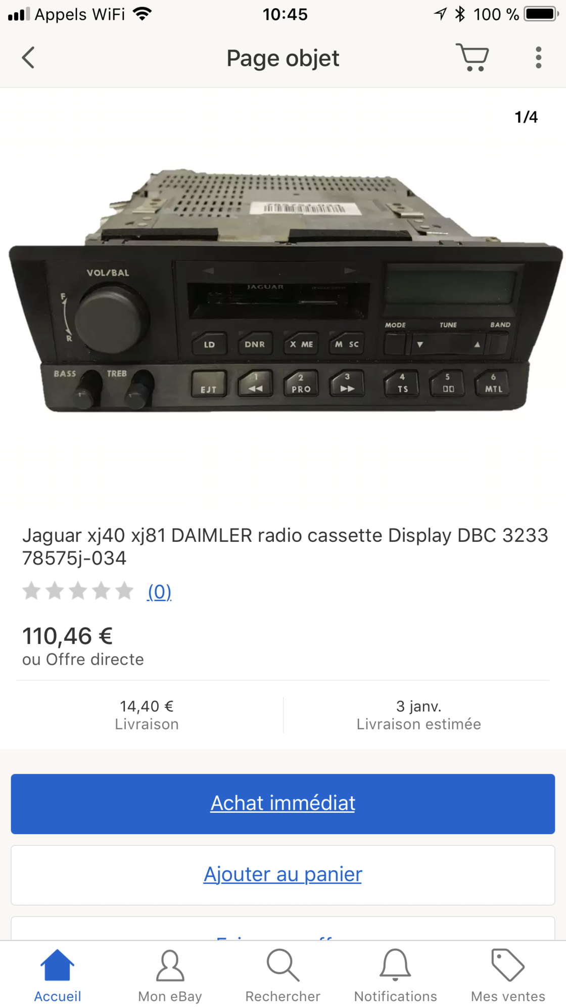 XJ40 Radio wanted