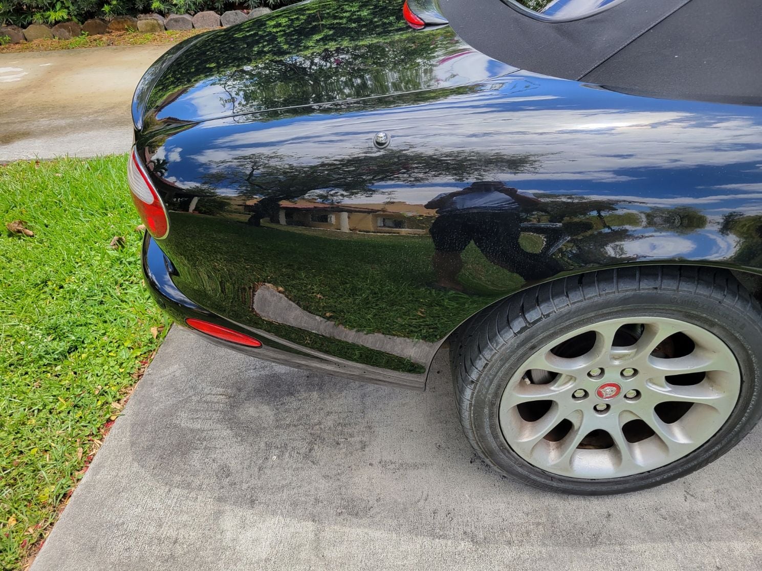 2002 Jaguar XKR - 2002 Jaguar XKR Convertible, metal Anthracite Black Exterior, black Leather interior - Used - VIN SAJDA42B32PA26563 - 61,000 Miles - 8 cyl - 2WD - Automatic - Convertible - Black - Miami, Fl, Usa, FL 33178, United States