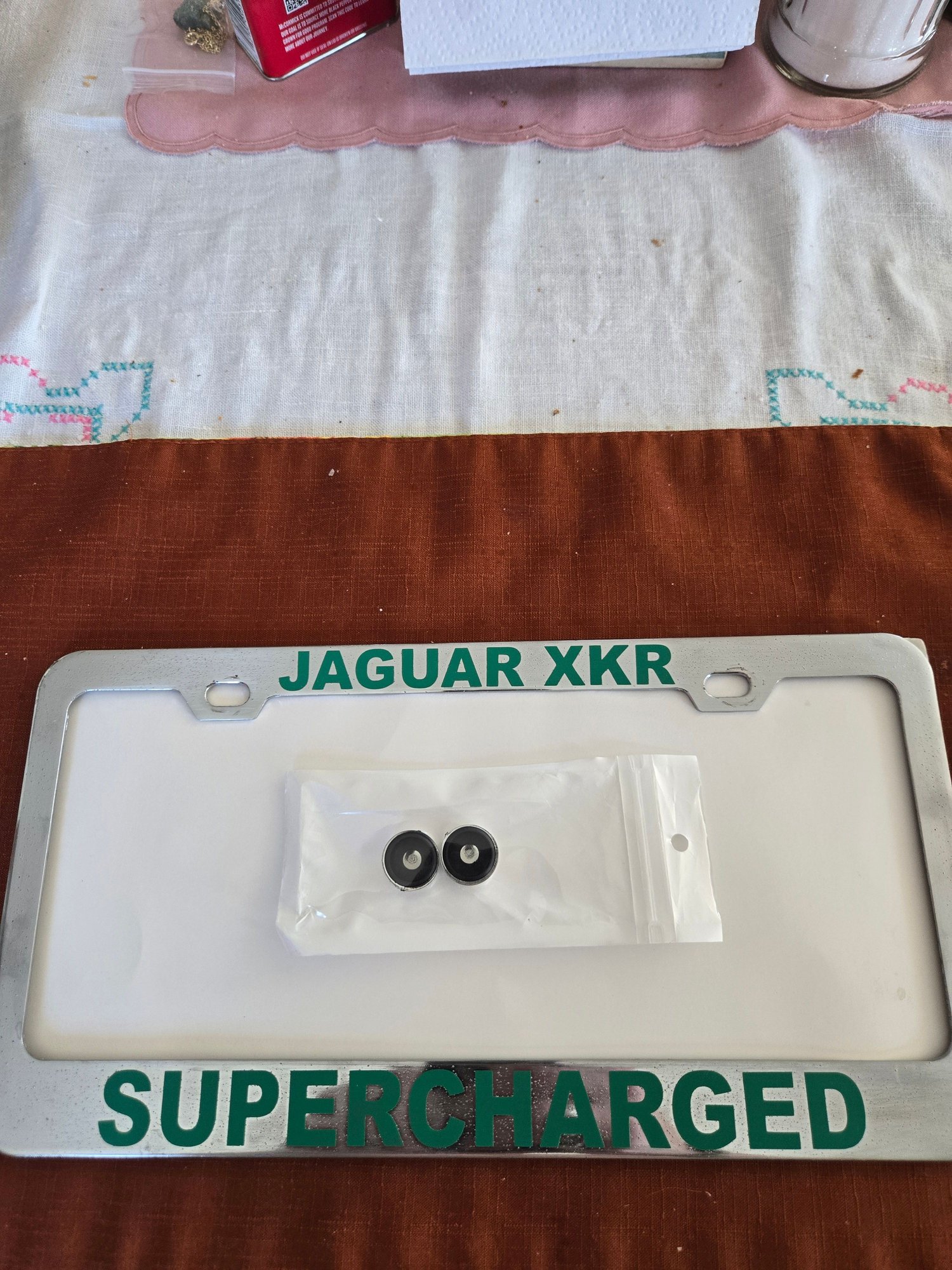 Accessories - Jaguar XKR License Plate Frame ** Stainless Steel** - Used - 1998 to 2014 Jaguar XKR - Onset, MA 02558, United States