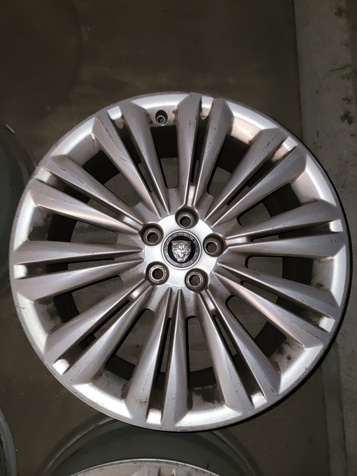 Wheels and Tires/Axles - Used Original OEM Jaguar XK Aluminum Alloy 19x9.5 10 Double Spoke Wheels - Used - 2010 to 2015 Jaguar XK - Los Angeles, CA 91601, United States