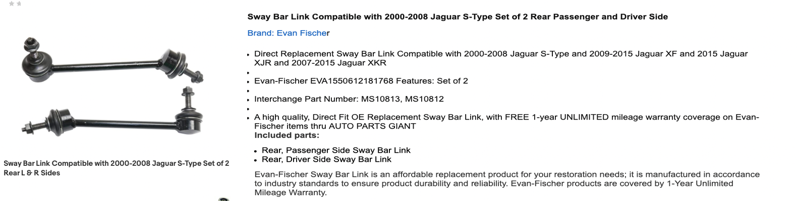 Steering/Suspension - LOT of $1500 of BRAND NEW S-type Suspension Parts w DCCV Bonus for... - New - 2003 to 2008 Jaguar S-Type - San Bruno, CA 94066, United States