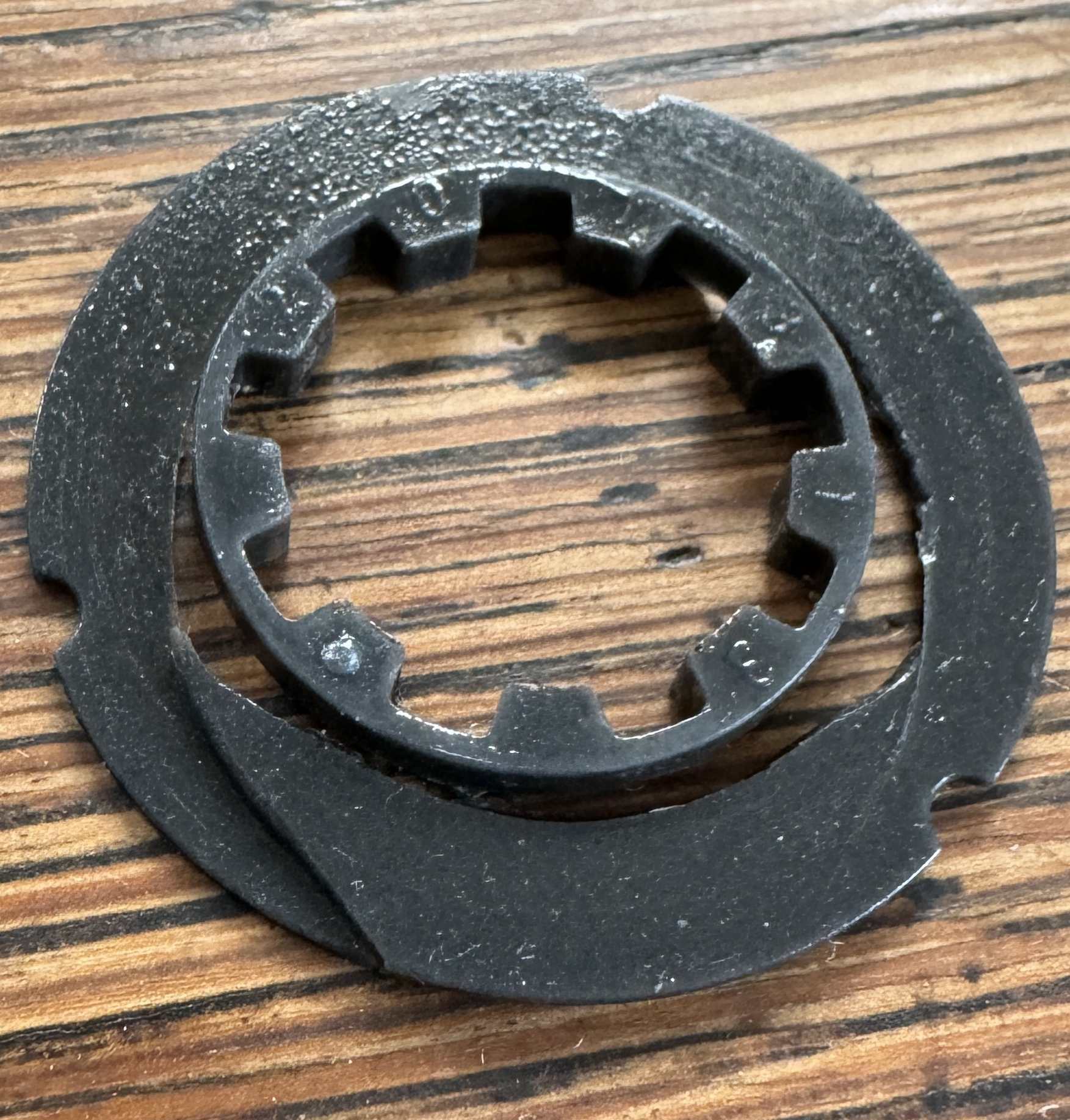 Broken washer