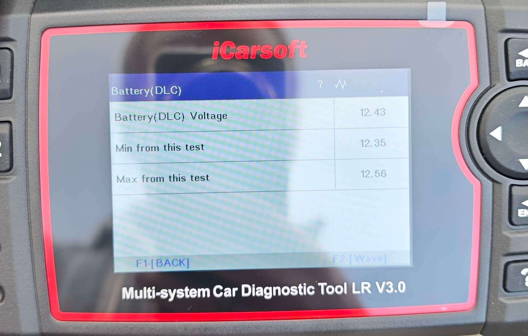Battery Test Readings