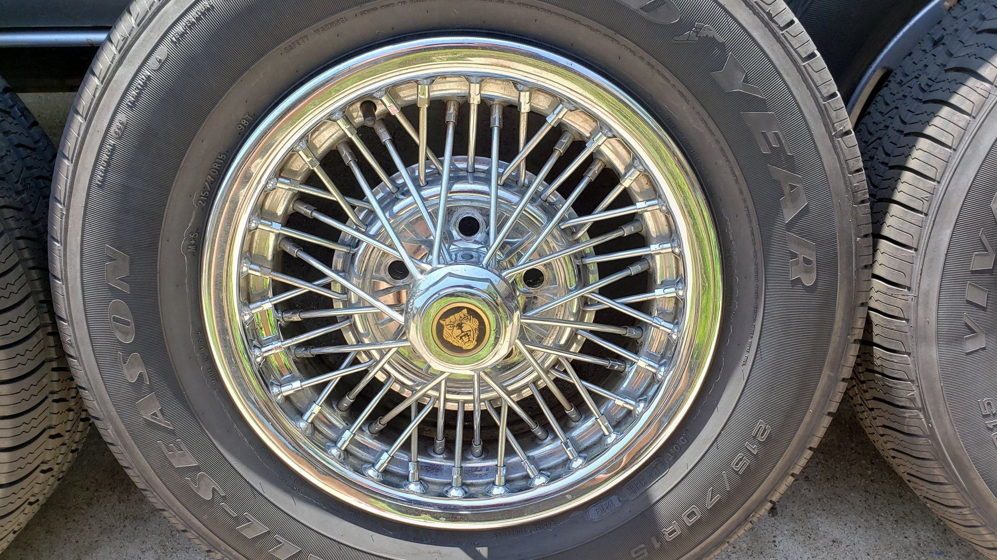 Wheels and Tires/Axles - Tru-Spoke Wheels and Tires - Used - 1976 to 1996 Jaguar XJS - Arlington, TX 76016, United States