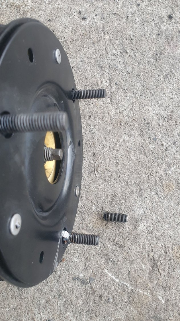 New bolt Welded on