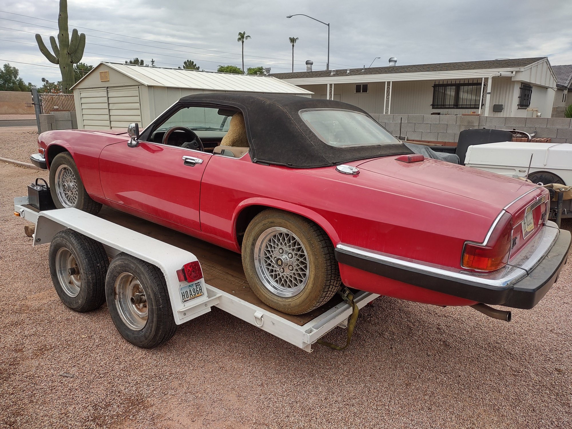 1989 Jaguar XJS - 1989 Jaguar XJS - Good Restoration Project - Used - VIN SAJNV4846KC156102 - 113,400 Miles - 12 cyl - 2WD - Automatic - Convertible - Red - Mesa, AZ 85215, United States