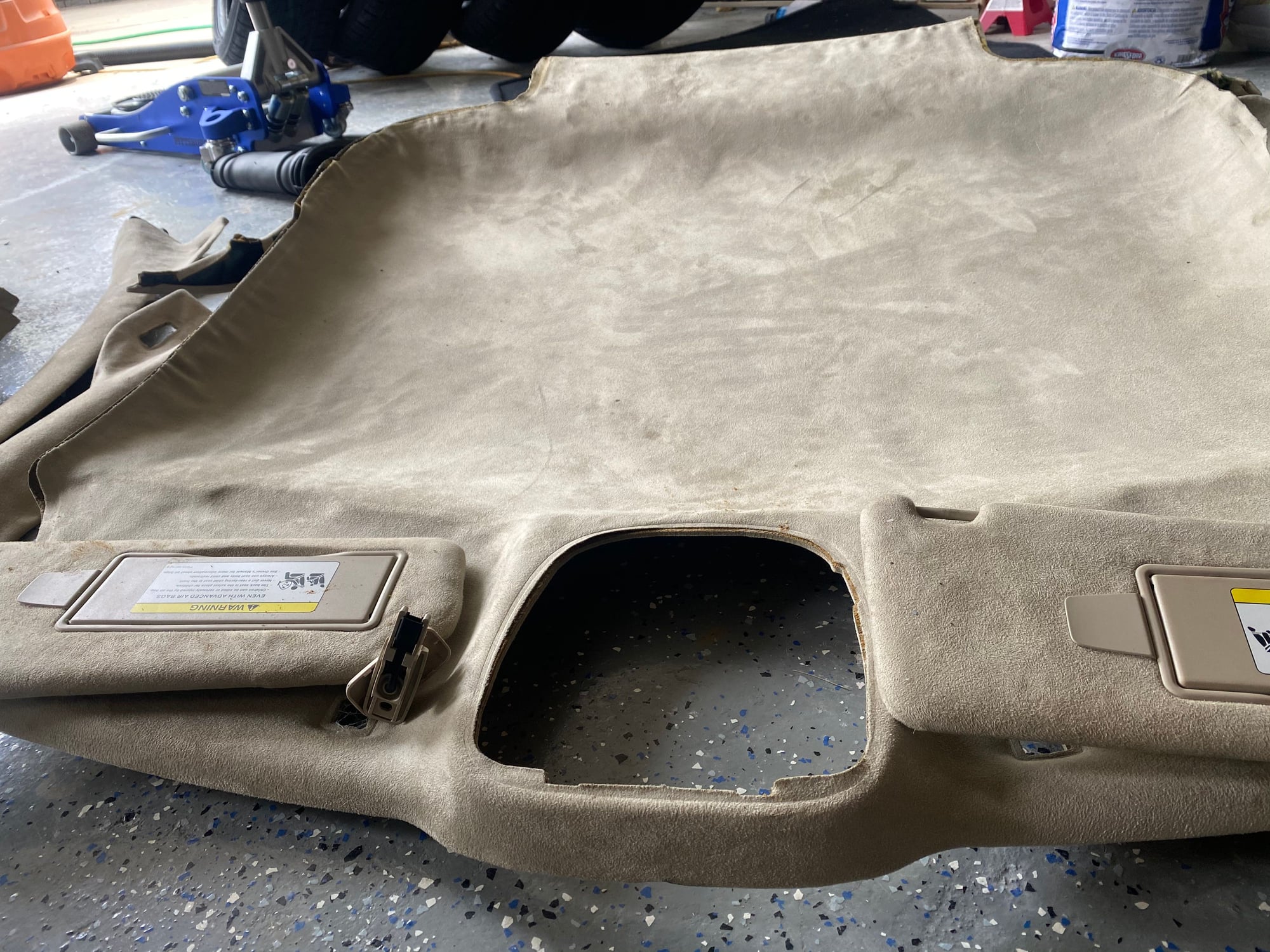 Interior/Upholstery - Jaguar XK suede headliner and pillars - Used - 2007 to 2015 Jaguar XK150 - Mountain Brook, AL 35223, United States