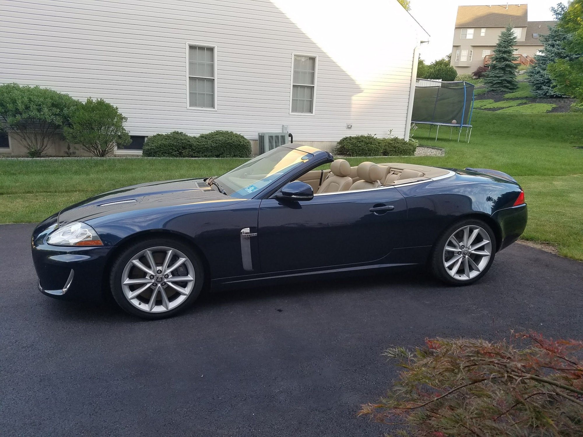 2010 Jaguar XKR - 2010 XKR Vert Blue/Tan. Baby on the way so it's gotta move! - Used - VIN SAJWA4EC2AMB38641 - 46,000 Miles - 8 cyl - 2WD - Automatic - Convertible - Blue - Bethlehem, PA 18018, United States