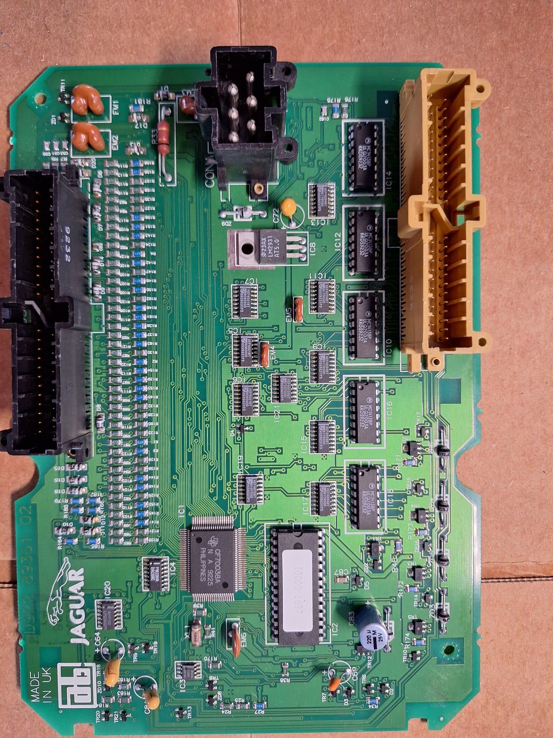 Surface mount, no visible burning or smoke.