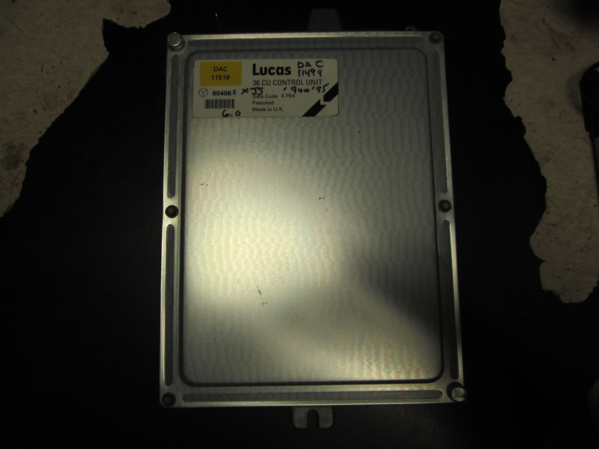 Engine - Electrical - Engine control unit.Part no.DAC11519 - Used - 1994 to 1995 Jaguar XJS - Plains, PA 18705, United States