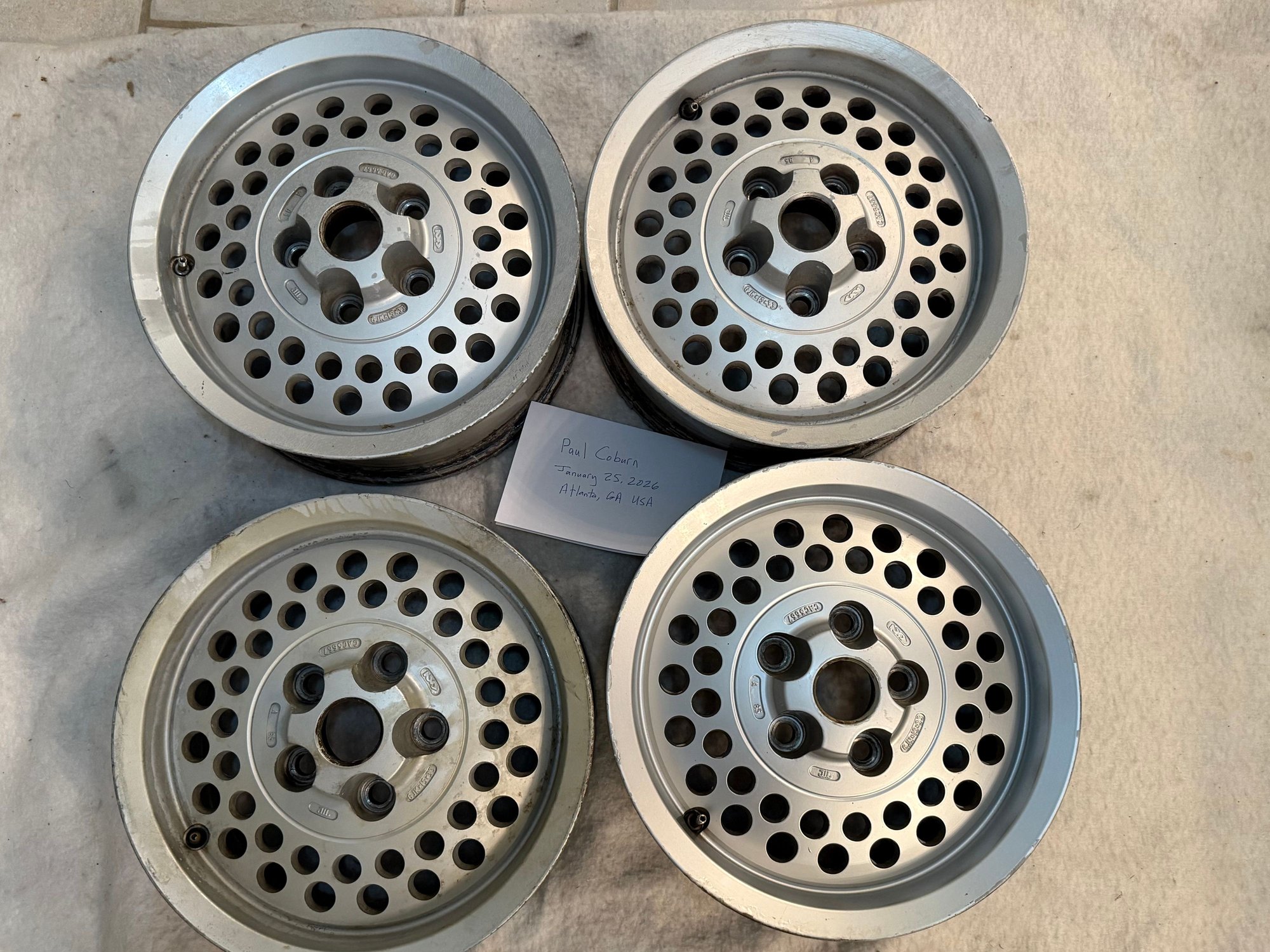 Wheels and Tires/Axles - Set of 4 Pepperpot Wheels 15"x6"; ET33  par no. CAC5667 - Used - -1 to 2027  All Models - -1 to 2027  All Models - -1 to 2027  All Models - Atlanta, GA 30319, United States