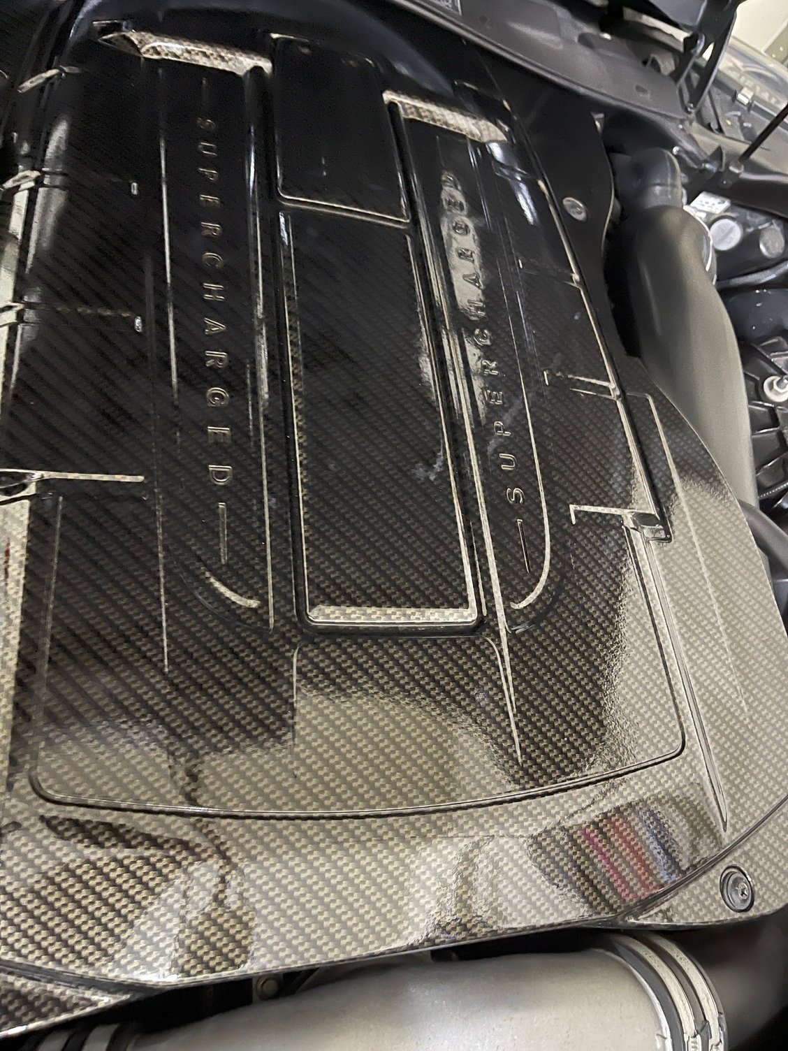 Some have the Supercharger lettering stenciled.