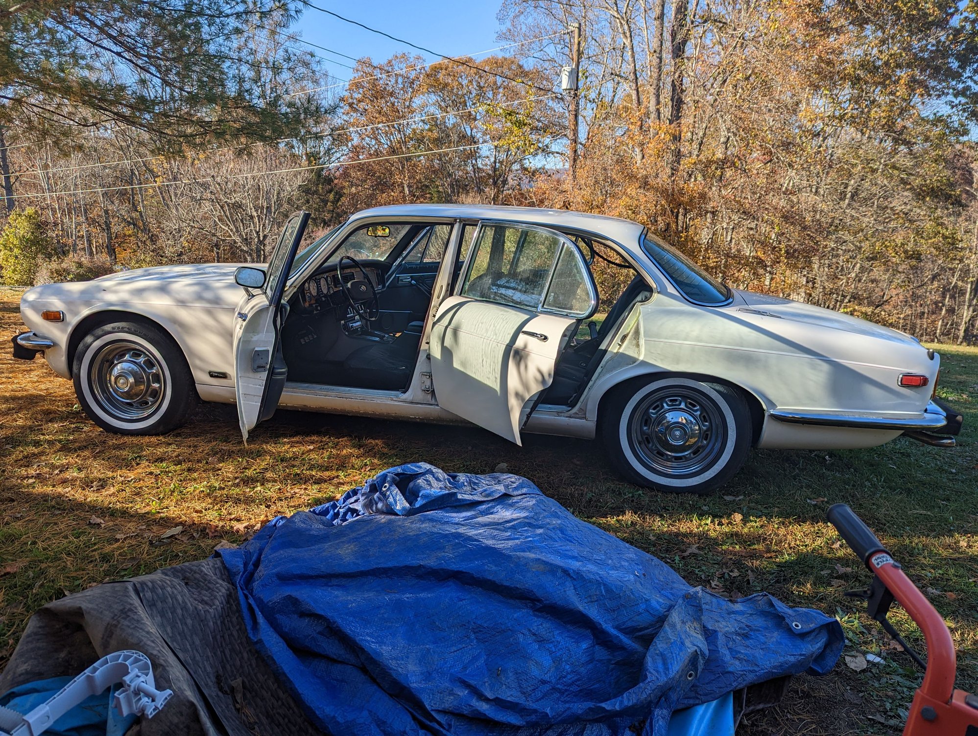1976 Jaguar XJ12 - 1976 XJ12L: For Parts or Engine Swap? - Used - VIN UG2G50551 - 60,221 Miles - 12 cyl - 2WD - Automatic - Sedan - White - Hinton, WV 25951, United States