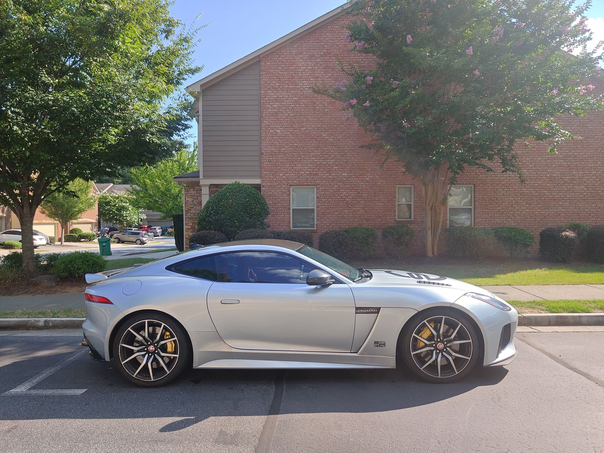 2017 Jaguar F-Type - FS: 2017 F-type SVR Rhodium Silver/ Red - Used - VIN SAJWJ6J82HMK39053 - 52,000 Miles - 8 cyl - AWD - Automatic - Coupe - Silver - Chamblee, GA 30341, United States