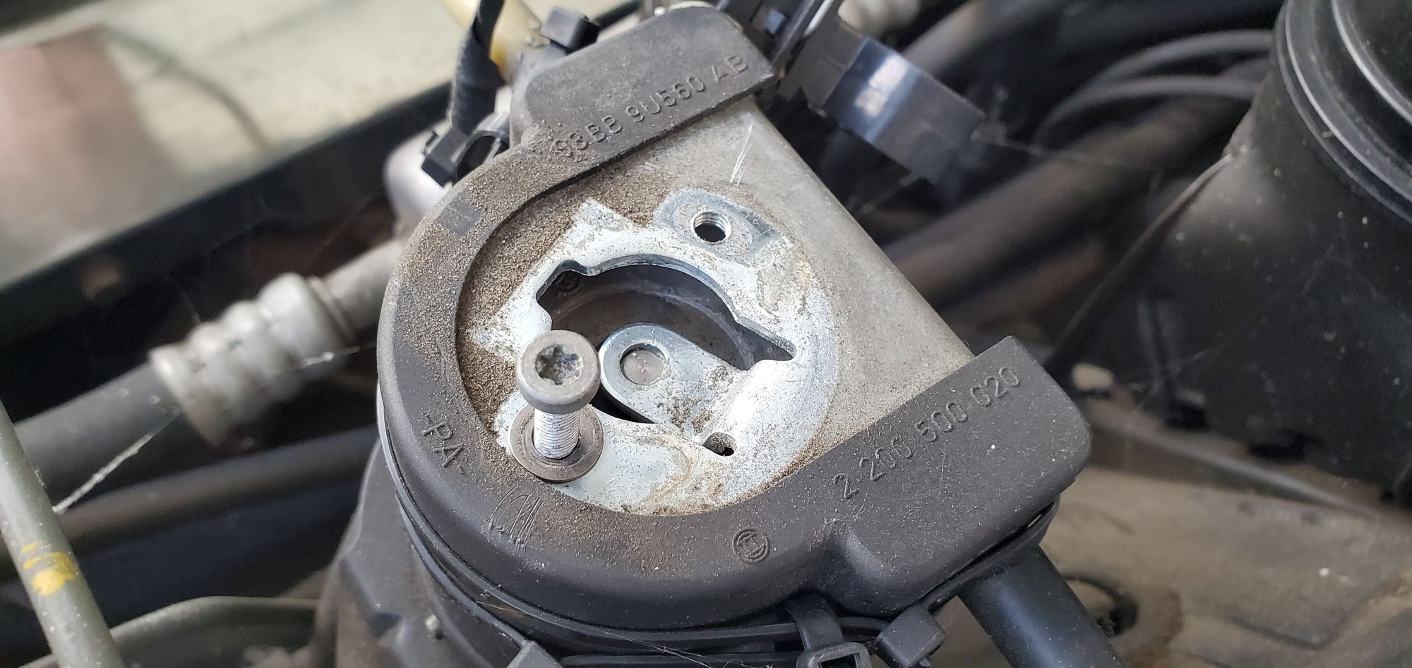 Here is what it looks like after removal of my TPS