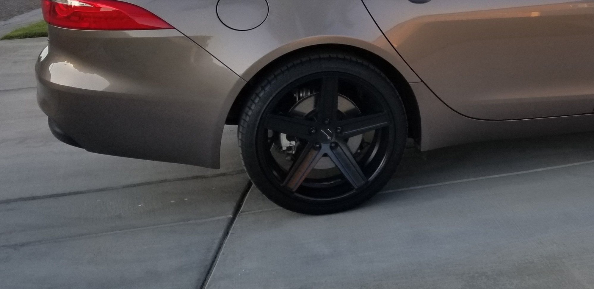 Wheels and Tires/Axles - 20" staggered and concaved wheels and tires black - Used - 2009 to 2020 Jaguar XF - 2000 to 2020 Jaguar All Models - Palm Desert, CA 92211, United States