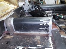 Transmission tunnel welded ih. Lots of weld through primer and seam sealer used under it on seam in floor joint