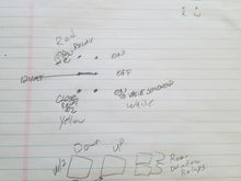 crude wiring diagram we used,  the switches are only sending power to relay and solenoid that the SCLM was not. 