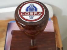 Knob with Cobra badge