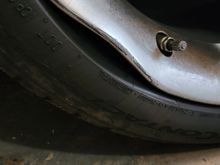 Front wheel with massive dent/crack