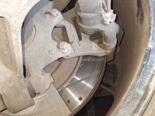 Bolt location for rear calipers