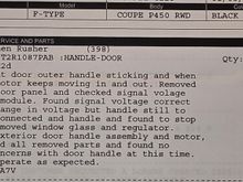 Door handle problem resolution.