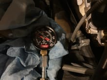 Brake pressure gauge