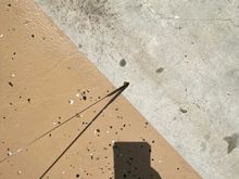 Initial oil dark and gooey 