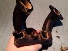 This is with minimal effort with a pair of pliers. I continued until the pipe wouldn't break.