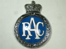 Images attached for our North American friends who must be wondering what the hell we are talking about...
Royal Automobile Club Badge