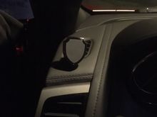 clamp holds magnetic "shield" firmly on dash vent.