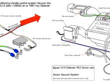 If you find a break, you don't have to replace the whole line, just use a small length if rubber vacuum line that fits tightly over the hard line to fix it.