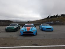 British invasion at Laguna Seca Raceway in Monterey! 